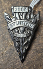 2004 Sturgis pin motorcycle rally biker vest collectible old pinback arrowhead — photo 1