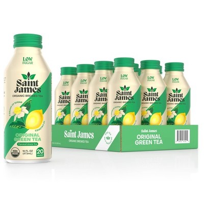 Iced Tea - Organic Green Tea - Non GMO, Gluten Free, Low Calorie & Low Sugar ...