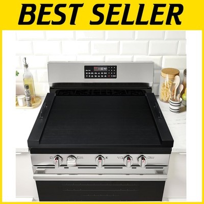 Sturdy Bamboo Stove Top Cover - Functional Kitchen Accessory