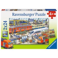Ravensburger Kinderpuzzle - 09191 Trubel Am Bahnhof - Puzzle FüR Kinder Ab 4 Jah