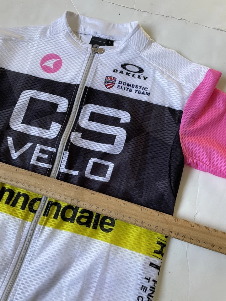CS Velo Racing Pro Cycling Team Jersey Size Small Pactimo Cannondale Oakley - Image 4 of 4