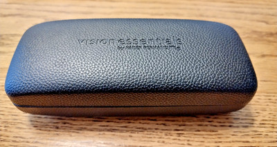 NEW Vision Essentials by Kaiser Hard Case Vault for Eyeglasses Sunglasses Black