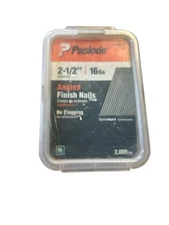 , Finishing Nail, 650232, 20 Degree Angled Galvanized, 16 Gauge, 2,000 per Bo...