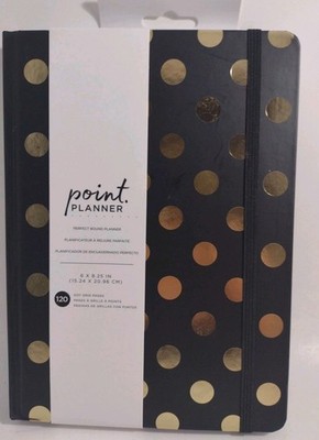 AC Point Planner Perfect Bound Planner 6''X8''-Leopard Print Dot Grid - 120 Sheets