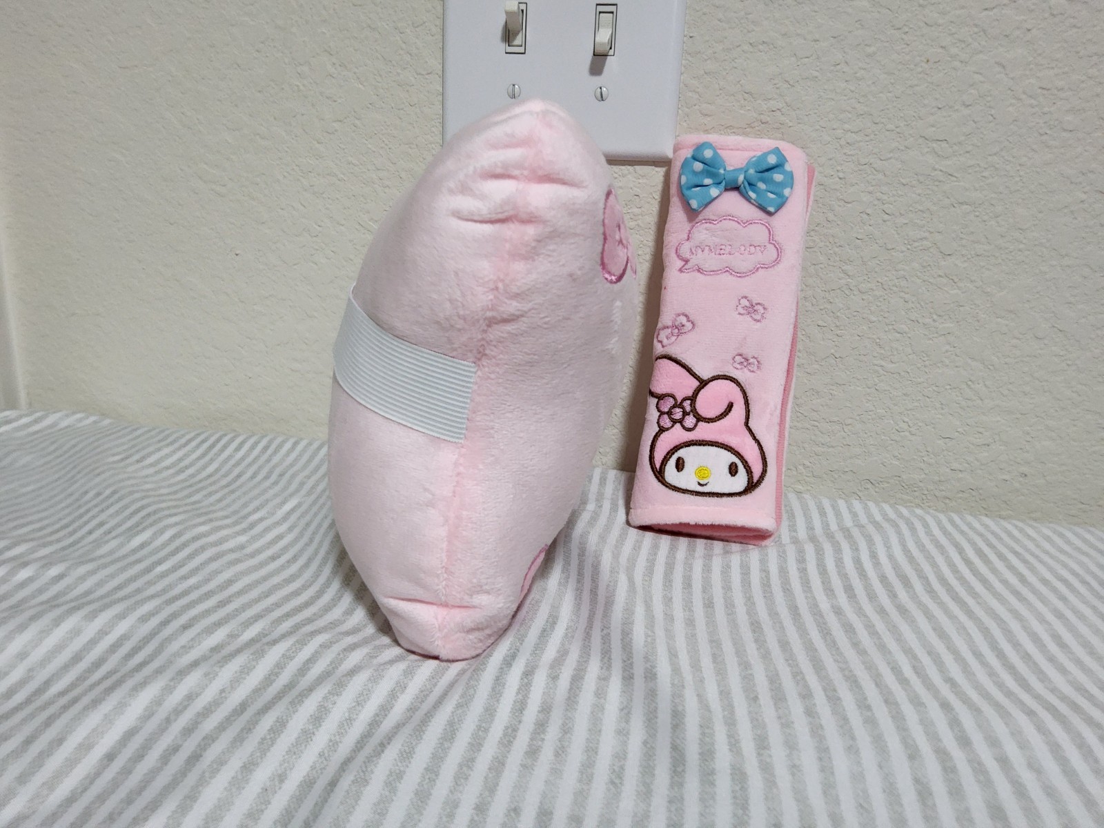 My Melody Car accessories Pillow and seatbelt pad