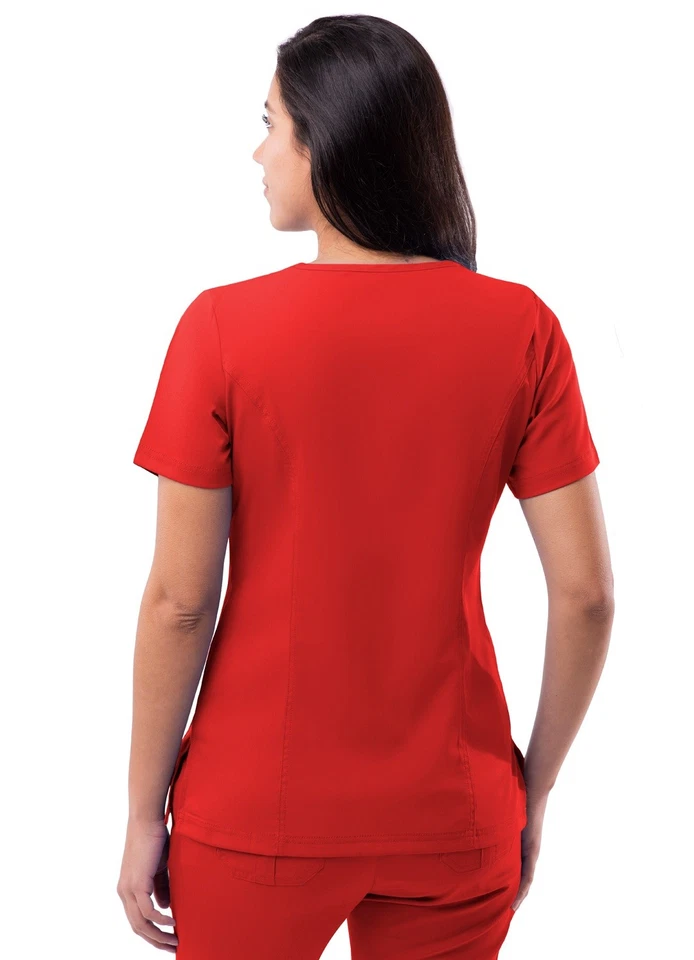 Blusa Médica Médica Adar Pro para Mujer - Cuello en V Elevado Foto 2 de 4