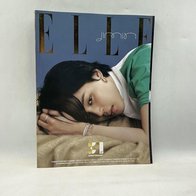 ELLE Jimin 31st Anniversary Elle Korea Blue Large PB Fashion Beauty Art Style