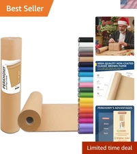 Brown Kraft Paper Roll 17.5" x 1200" - Budget-Friendly Crafting Solution