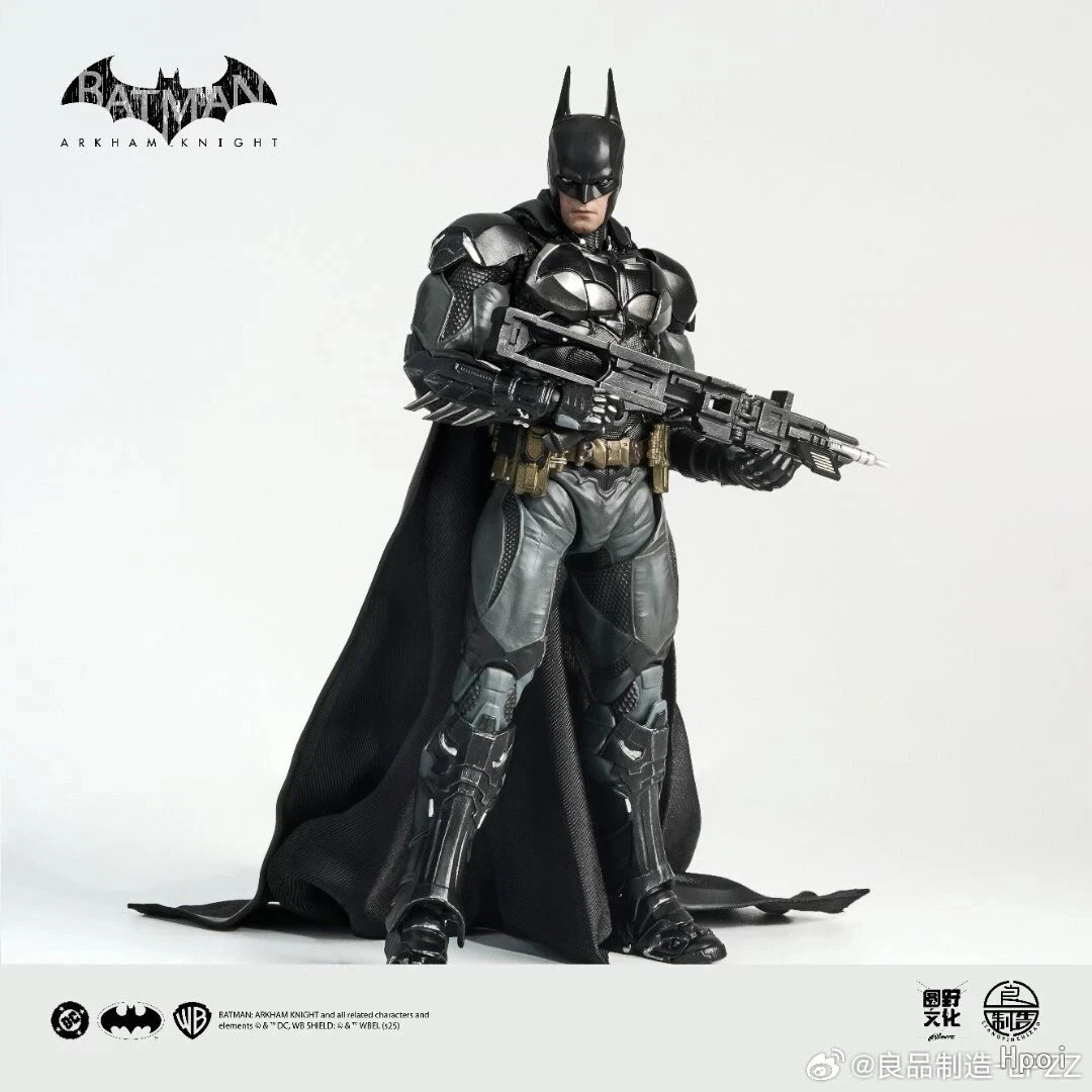LPZZ DC Batman Arkham Knight V8.04 Batman 1/12 Action Figure Model