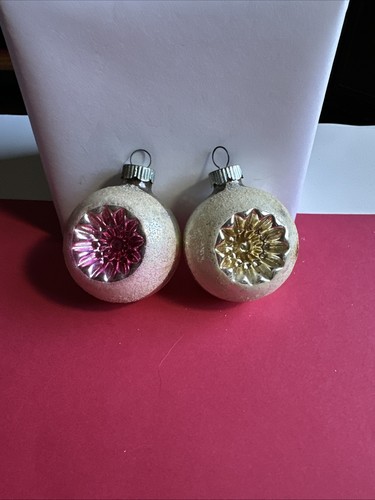 Adornos de Navidad Brite Brites Brites de Colección Doble Sangría Oro Rosa Plata Mica - Imagen 3 de 7
