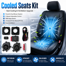 Universal Cooled Seats Seat Cooling Ventilation Upgrade Kit Dual Blower 12v