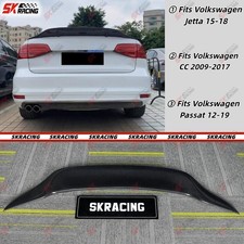Fits Volkswagen 2009-19 Jettaccpassat Unpaintedcarbon Fiber Rear Spoiler Wing Fits Volkswagen 2009-19 Jettaccpassat Unpaintedcarbon Fiber Rear Spoiler Wing