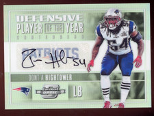 Dont'a Hightower 2017 Contenders Optic Auto Serial #d 21/25 Patriots