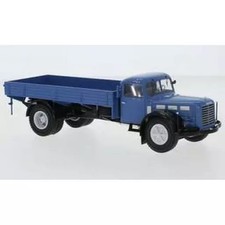1/43 Skoda 706 R Flatbed 1952 Blue Black Diecast  New
