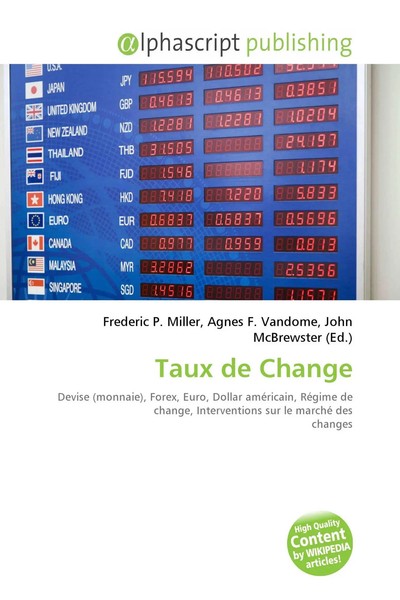 Frederic P. Miller (U. A.) | Taux De Change | Taschenbuch | FranzöSisch (2026)-image
