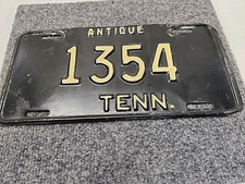 1965 Tennessee Antique License Plate