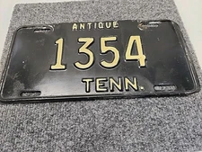 1965 Tennessee Antique License Plate