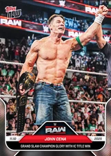 John Cena Grand Slam Champ 2025 WWE Topps NOW Card 122 Presale