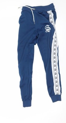 Sinners Attire Jogginghose Jungen blau XS mit Seitenstreifen