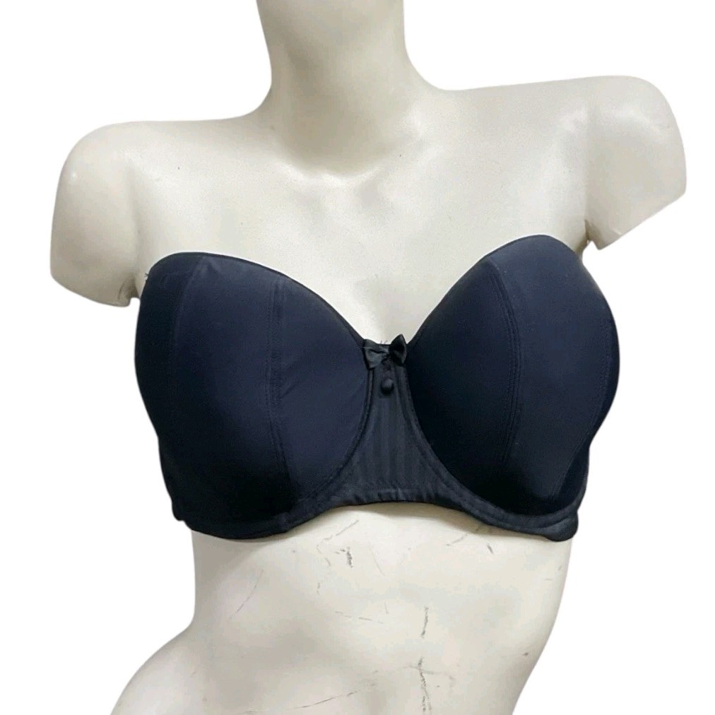 Curvy Kate UK 32GG Black Luxe Strapless Multiway Underwire Bra CK 2601