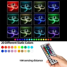 32ft LED Strip Lights SMD 5050 RGB 300 LEDs with Remote Controll For Indoor Use