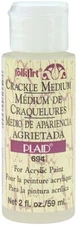 Plaid:Craft 694 FolkArt Crackle Medium-2oz (6Pk)