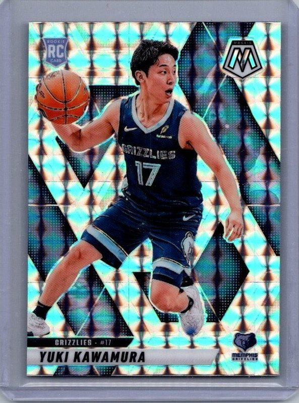 2024-25 Panini Mosaic - Rookies Yuki Kawamura #209 Mosaic Prizm (RC)