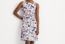 Lauren Ralph Lauren Women’s Floral Sleeveless Jersey Knee Length Dress Size 8P