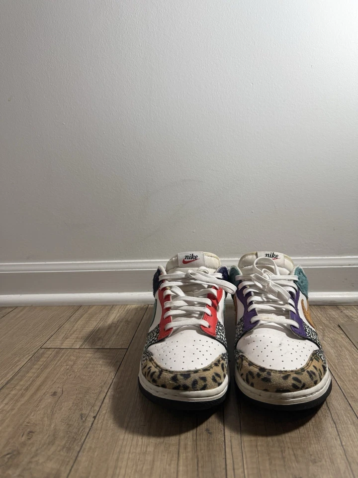 Talla 10.5 - Nike Dunk SE Low Safari Mix W Foto 3 de 4