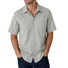 Vintage Pierre Cardin Men's Short Sleeve Button Down Shirt