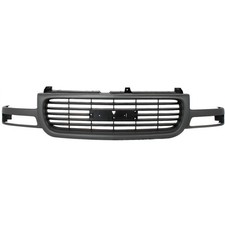 Grille Assembly For 1999-2002 Gmc Sierra 1500 2000-06 Yukon Plastic Silver Shell Grille Assembly For 1999-2002 Gmc Sierra 1500 2000-06 Yukon Plastic Silver Shell