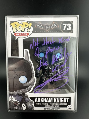 #ad #ad Funko Pop DC Heroes Batman Arkham Knight SIGNED INSCRIBED TROY BAKER #73 JSA $199.99