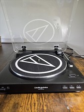 Audio-Technica AT-LP60 Belt-Drive Stereo Record Turntable Silver Fully Automatic