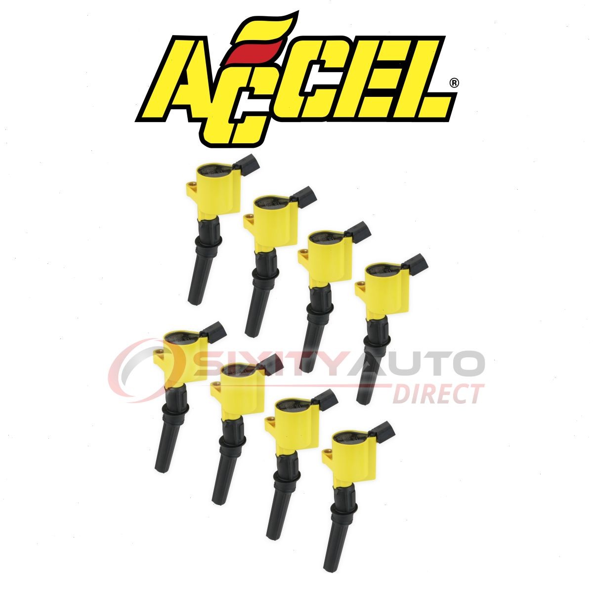 ACCEL Direct Ignition Coil Kit for 1998-2002 Ford E-150 Econoline 4.6L 5.4L jm