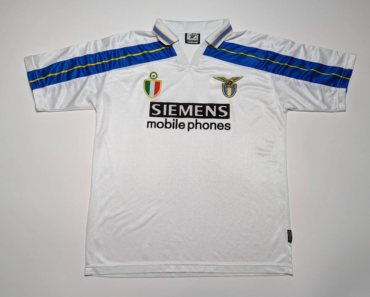 Maillot De Football Sora Lazio Italie Porté - Domicile Blanc/noir Taille L - GEMS #11