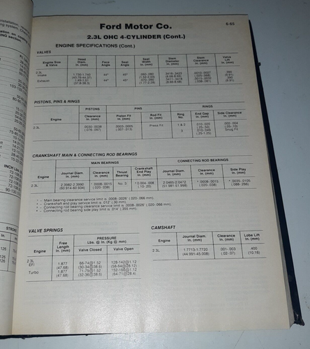 Mitchell 1988 Domestic Cars Service & Repair Engine Chassis Volume 2 Manual - Picture 6 of 11