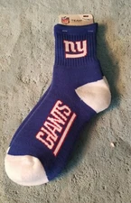 New York Giants Socks 501Quarter Length men's 5- 10