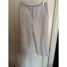 Tommy Hilfiger Khaki Wode Legged Capris