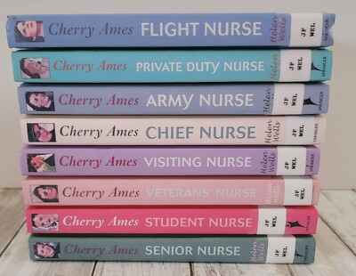 Cherry Ames, Private Duty Nurse + 7 More Books/ Set Of 8 Books New
