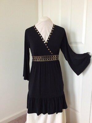 Michael Michael Kors Women's Hardware Dress - Black - XS Michael Michael Kors Women's Hardware Dress - Black - XS