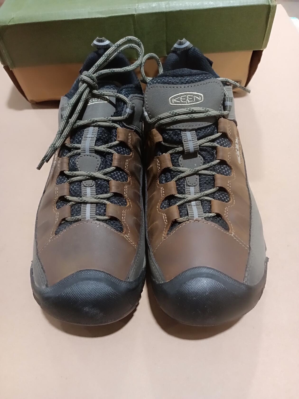 UsateCome Nuove_KEEN Scarpe da Escursionismo Uomo Targhee 3 Bassa Altezza Impermeabili Bun_Bungee