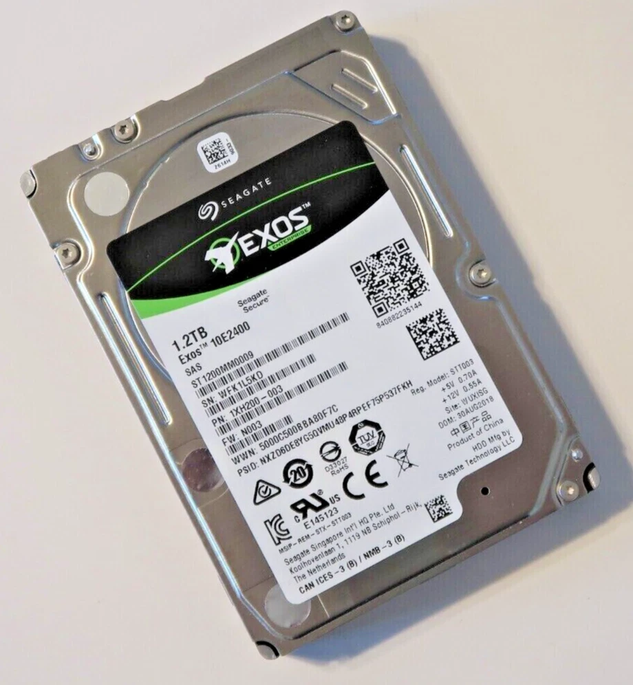 Seagate ST1200MM0009 Exos 10E2400 HTC Internal HDD - Thumbnail 3