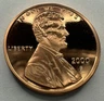 2000-S Lincoln Memorial Proof Penny 1Cent Coin from US Mint Proof Set. Shiny!!