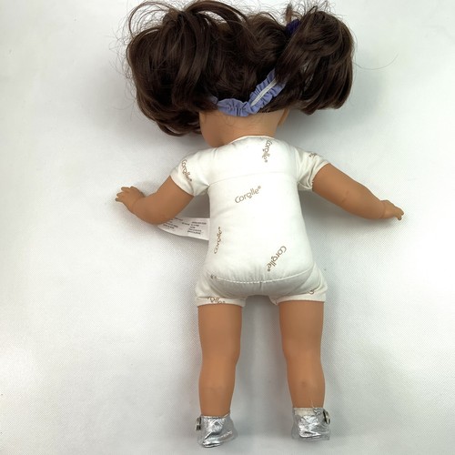 Corolle Brown Eyes Brown Hair Silver Shoes Cute Baby Girl Doll Toy 2012 - Picture 13 of 16