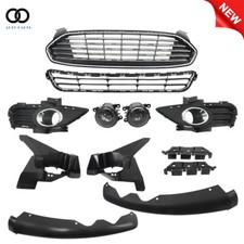12 Pcs Upperlower Grill Grille Setfog Light Assembly For Ford Fusion 2013-2016 12 Pcs Upperlower Grill Grille Setfog Light Assembly For Ford Fusion 2013-2016