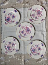 5 George Jones & Sons Crescent China High tea /Cake Plates 