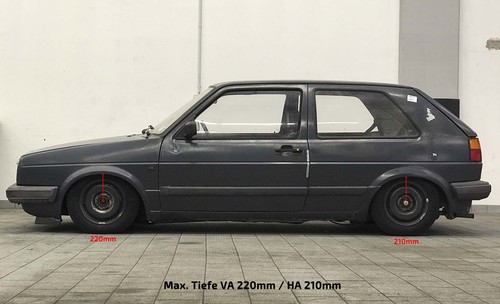 TA Technix Deep Combinés Filetés - VW Golf 2, Jetta 2, Corrado Châssis Sport - Photo 1/5