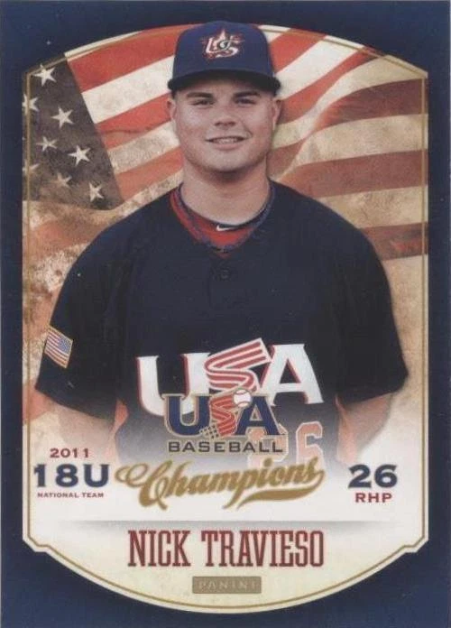 2013 Panini USA Baseball Champions - Nick Travieso #105