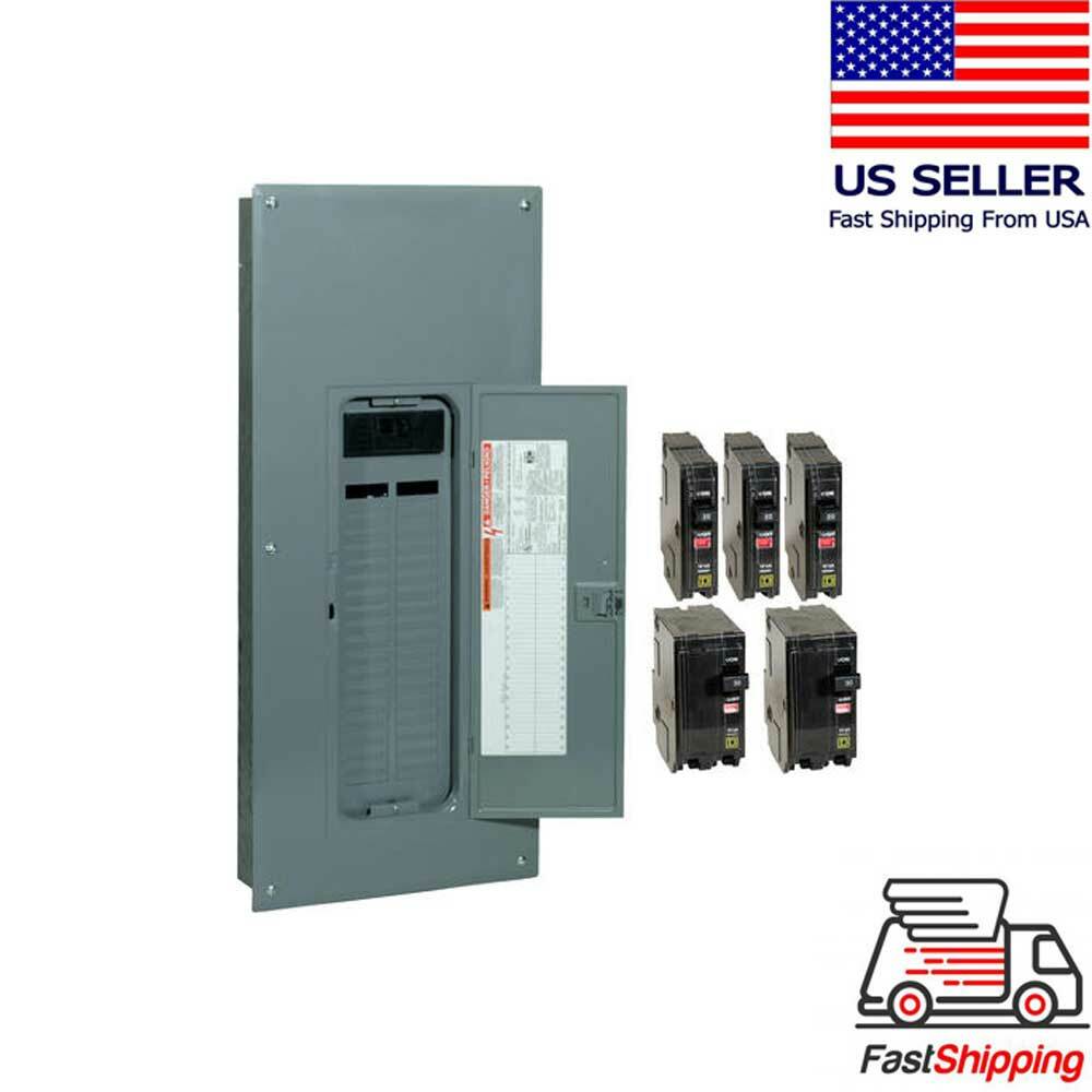 SquareD MainBreaker Panel Box 200Amp 42Space 52Circuit Indoor Load