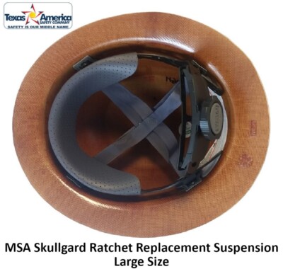 Replacement Suspension MSA Skullgard Fast-Trac III Suspension - Ratchet Replacement Part (Model 10153385) Hard Hat